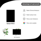 2 Pack 8'' x 12'' Opaque Black Acrylic Sheet, 3mm Thick Acrylic Plexiglass - Image 5