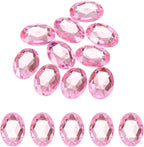 MECCANIXITY 10Pcs Acrylic Oval Gems 30x40 mm Flat Back Artificial Rhinestones by MECCANIXITY