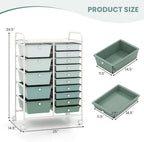 BECOMFORT 15-Drawer Rolling Cart - Image 3