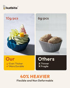 Silicone Cupcake Baking Cups Katbite 24 Pack Silicone Baking Cups Reusable - Image 5