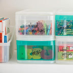 213 Craft Labels, Prefdo Clear Arts Crafts, School & Office Script Labels - Image 4