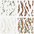 FINGERINSPIRE 3 Pcs Layered Snake Print Camouflage Stencil 11.8x11.8 inch by FINGERINSPIRE