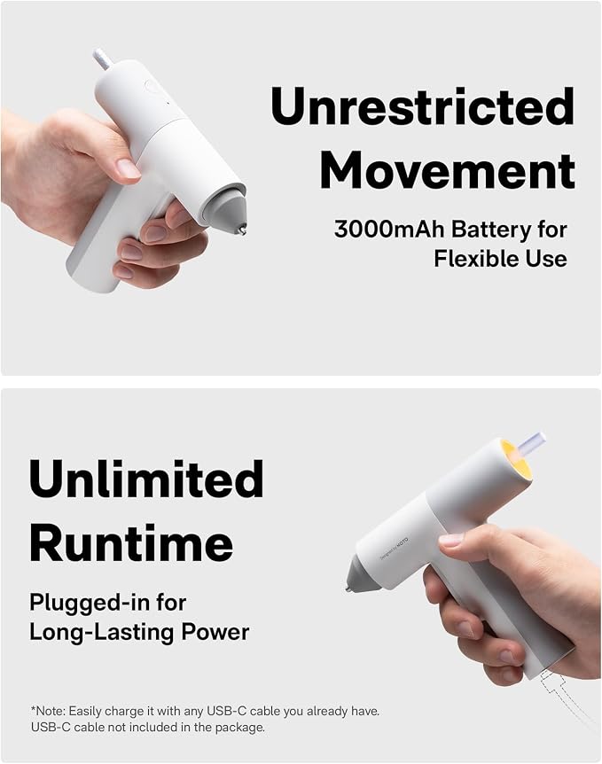 HOTO Cordless Auto Dispensing Glue Gun, Easyflow Hot Glue Gun - Image 7