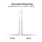 KEARING 24"x14" L-Square Ruler Other Sided Metric 60x35cm - Image 3