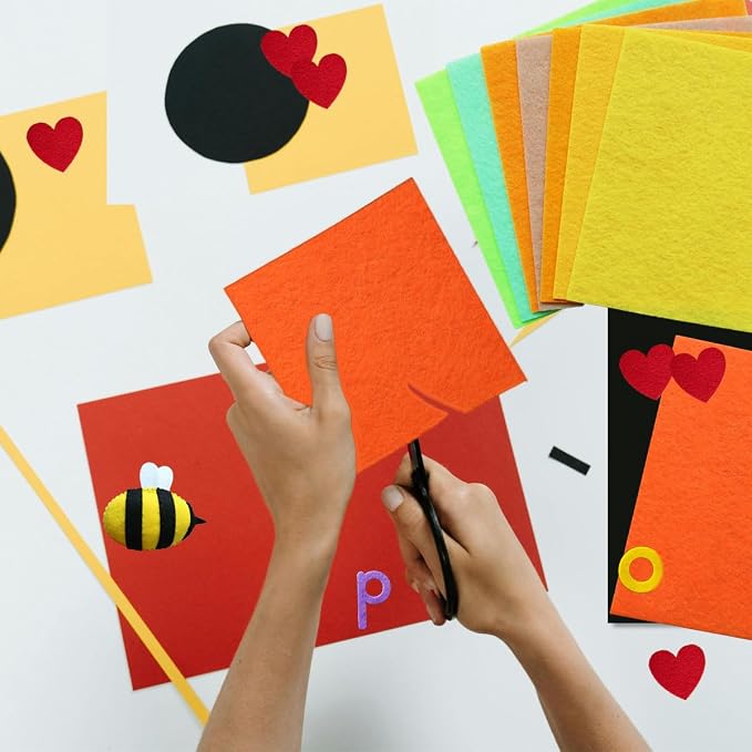 40 Pcs Felt Fabric Sheet, 1mm Thick - Image 5