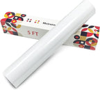 White Glitter Heat Transfer Vinyl, Glitter Iron-On by Unknown