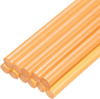 uxcell Mini Hot Glue Sticks for Glue Gun 7mm x 100mm Transparent Orange 12pcs by uxcell