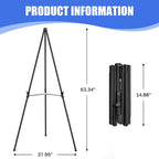 Easel Stand for Sign, Adjustable Folding Art Easel for Display - Image 3