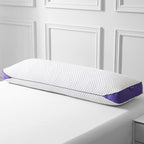 HOMELAB Adjustable Shredded Memory Foam Body Pillow, Cooling Long Pillow by HOMELAB