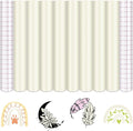 Tintnut Boho Permanent Vinyl 8 Sheets 12''x10'' Ivory White Adhesive Vinyl | by Tintnut