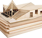 20 Pack Wood Sheets 5.9 x 3.9 x 0.08 Inch Basswood Sheets Unfinished Balsa Wood - Image 5