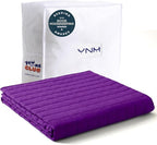 YnM 10lbs Weighted Blanket for Adults, Cotton Heavy Bed Throw Blanket by YNM
