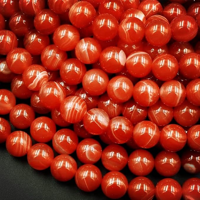 Zenkeeper 116 Pcs Carnelian Beads - Image 3