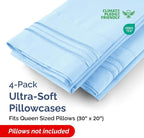 Queen Pillow Cases Set of 4 - Image 2