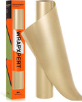 WRAPXPERT Gold Iron on Vinyl, Light Gold Heat Transfer Vinyl 12''x5ft Champagne by WRAPXPERT