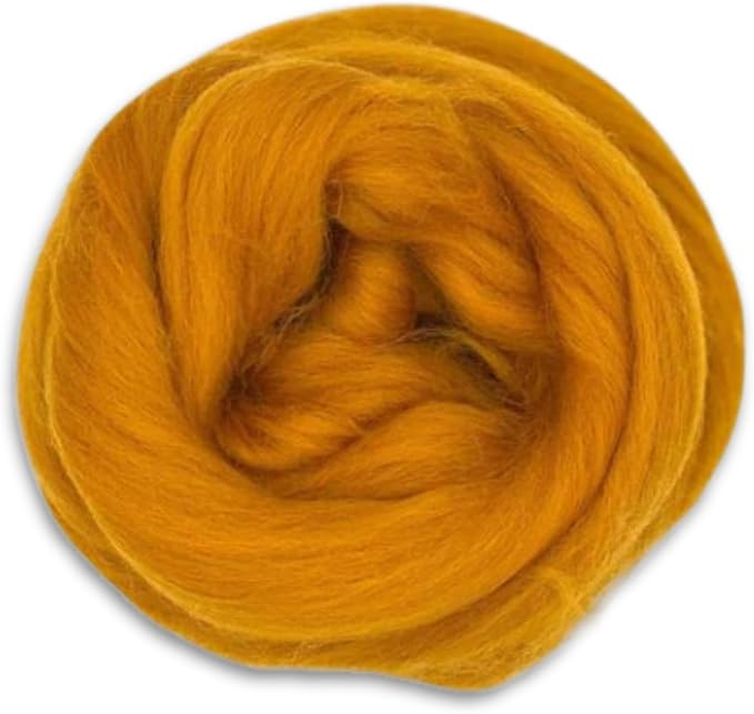 Revolution Fibers Dyed Corriedale Wool | 8.2 Ounces of Premium Combed Wool Top by RevolutionFibers