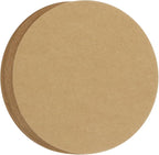 MECCANIXITY 60 PCS Earth Color Circle Cutouts Paper, 8 Inch Round Cutouts by MECCANIXITY