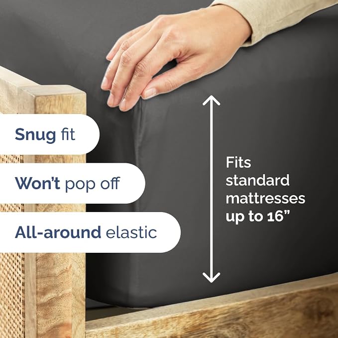 Cal King Fitted Bed Sheet - Image 3