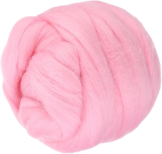 PATIKIL Wool Roving Yarn, 80G/2.82OZ Soft Felting Wool Pure Chunky Roving Yarn by PATIKIL