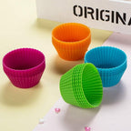 Webake Silicone Cupcake Baking Cups Muffin Liners Reusable Silicon Muffin Tin - Image 6