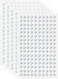 HARFINGTON 5 Sheet/800pcs Rhinestone Adhesive Stickers Self Adhesive Acrylic by HARFINGTON