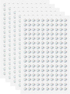 HARFINGTON 5 Sheet/800pcs Rhinestone Adhesive Stickers Self Adhesive Acrylic by HARFINGTON
