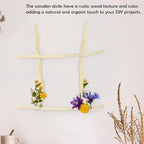 50Pcs Natural Twigs, Driftwood Branches, Unfinished Timber Rods - Image 5