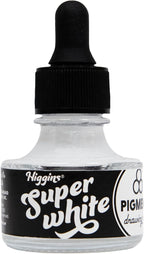 Higgins Super White Pigmented Drawing Ink by Higgins