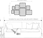 ArtbyHannah Gallery Wall Frame Set, 8 Pack Picture Frames Collage Wall Decor - Image 6