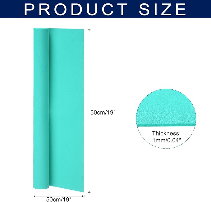 MECCANIXITY Foam Sheets Crafts 19x19 Inch 1mm EVA Craft Foam Paper Foam Sheets - Image 2