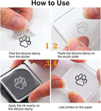 GLOBLELAND Cartoon Dog Clear Stamps - Image 7