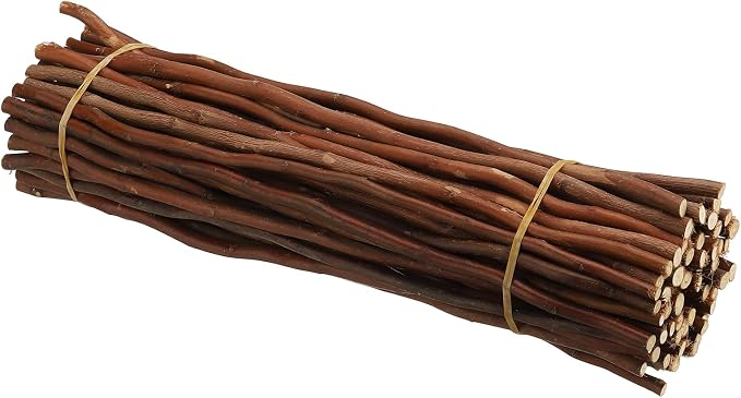 PATIKIL 60 Pcs / 40cm Wood Log Sticks, 0.2-0.5inch in Diameter Natural Driftwood by PATIKIL