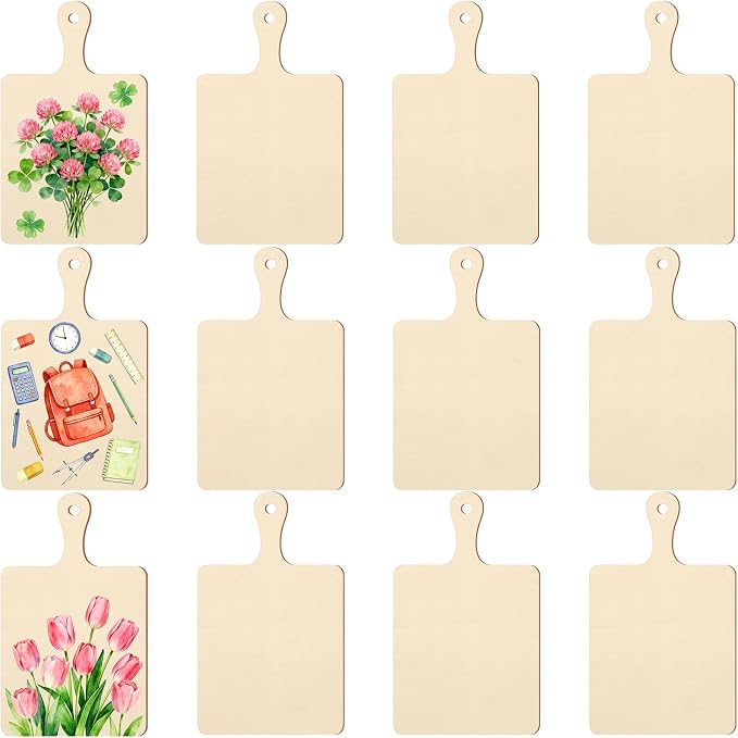 Marsui 12 Pieces Mini Wooden Cutting Board by Marsui