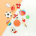 Bulk Gold Enamel Charms for Jewelry Making, Colorful Metal Charms Pendant for - Image 3