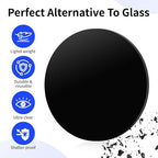 Art3d Round Black Plexiglass Sheets, 8 Inch Diameter, 1/8" Thick | Circle Blanks - Image 7
