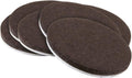 SOFTTOUCH 4723295N Heavy Duty 2 Inch Felt Furniture Pads to Protect Hardwood Floors from Scratches, Brown, 6 Count