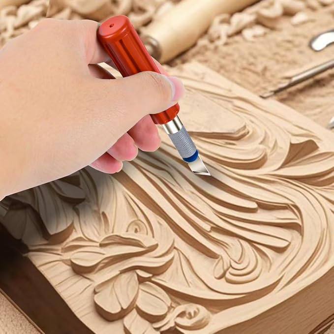 13-piece Precision Exacto Knife Set, including hobby and craft knives as well - Image 4