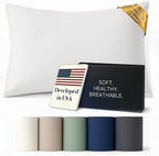 ettitude 100% Lyocell Organic King Pillowcase Set – Silky, Breathable, by ettitude