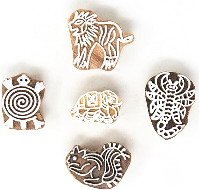 Wooden Animal Print Stamp - Image 2