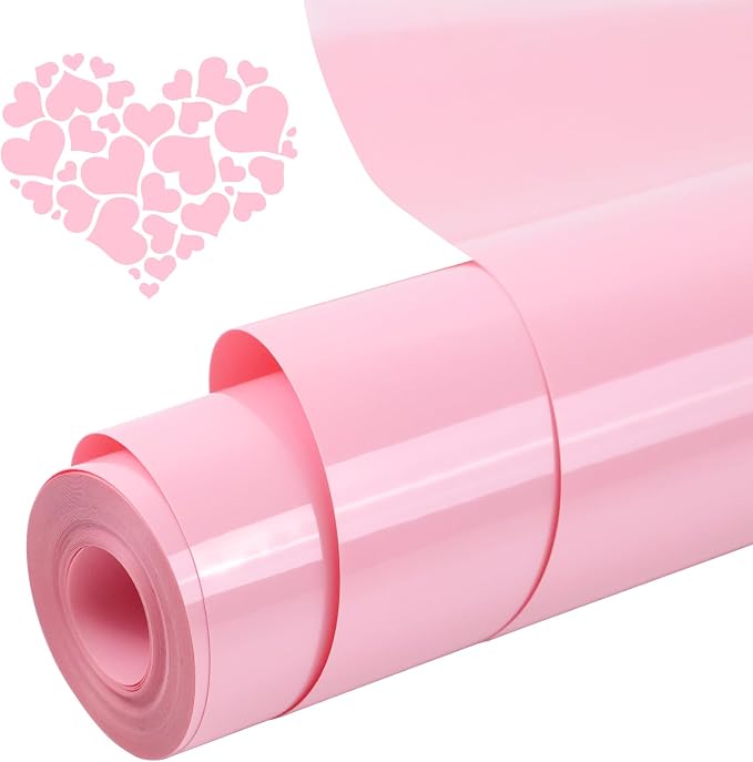 ROFISUEPU Heat Transfer Vinyl Pale Pink 12Inches x 20ft Iron on by Unknown