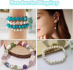 White Cube Space Beads for Jewelry Making 6mm 300pcs Natural Turquoise Stone - Image 6