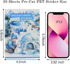 Winter Pre-Cut Journal Sticker Book - Image 5