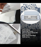 Milky Translucent Blank Mylar Stencil Sheets - Image 3