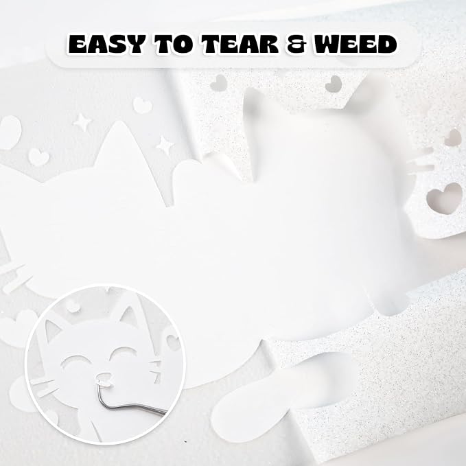 Glitter White HTV - Image 4