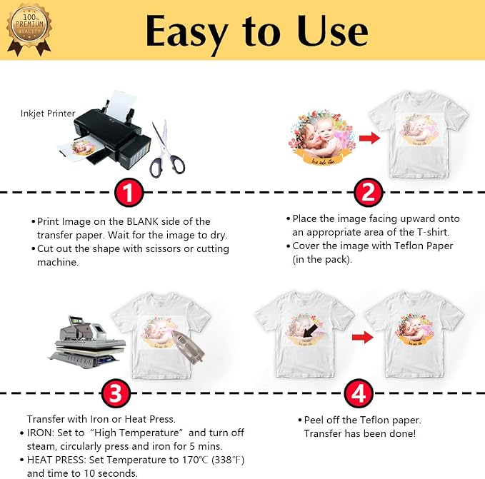 TransOurDream Upgraded Heat Transfer Paper - Image 4