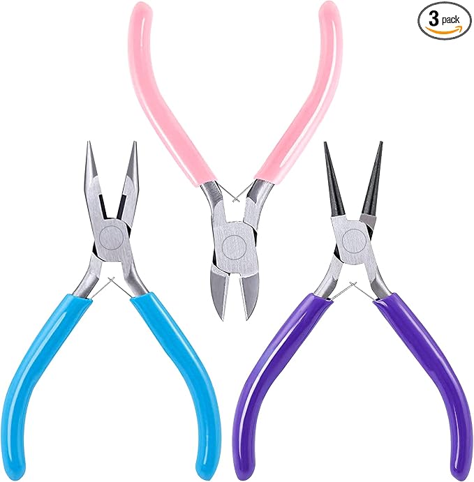 SONGIN 3 Pack Jewelry Pliers Set Tools by SONGIN