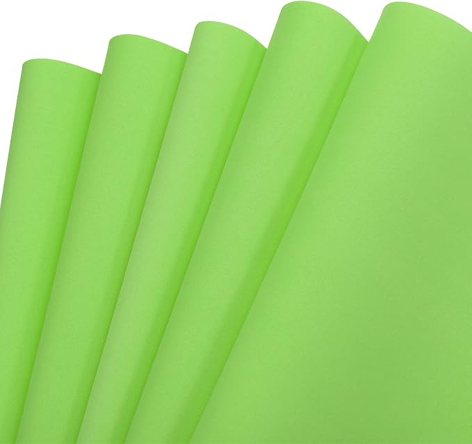MECCANIXITY EVA Foam Sheets Green 19.7 Inch x 17.7 Inch 0.8mm Thick Crafts Foam by MECCANIXITY