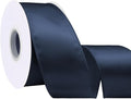 Navy Blue 2.5 Inch 25 Yards Satin Wired Ribbon by Simplegoal