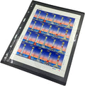 MUDOR 20 Sheets Stamp Pages for Collection Album Binder Book, 1 Pocket | Holds by MUDOR