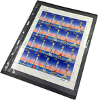 MUDOR 20 Sheets Stamp Pages for Collection Album Binder Book, 1 Pocket | Holds by MUDOR